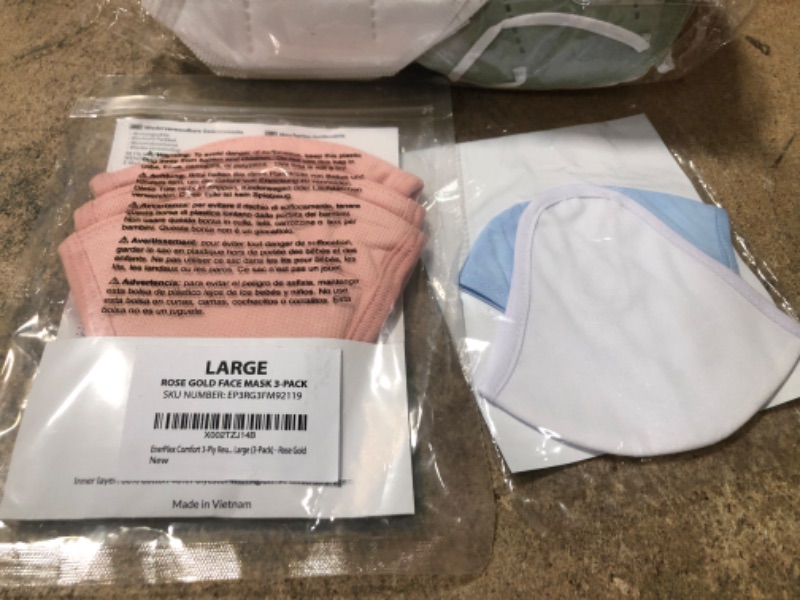 Photo 3 of Face Mask Bundle 
Cloth And Disposable 