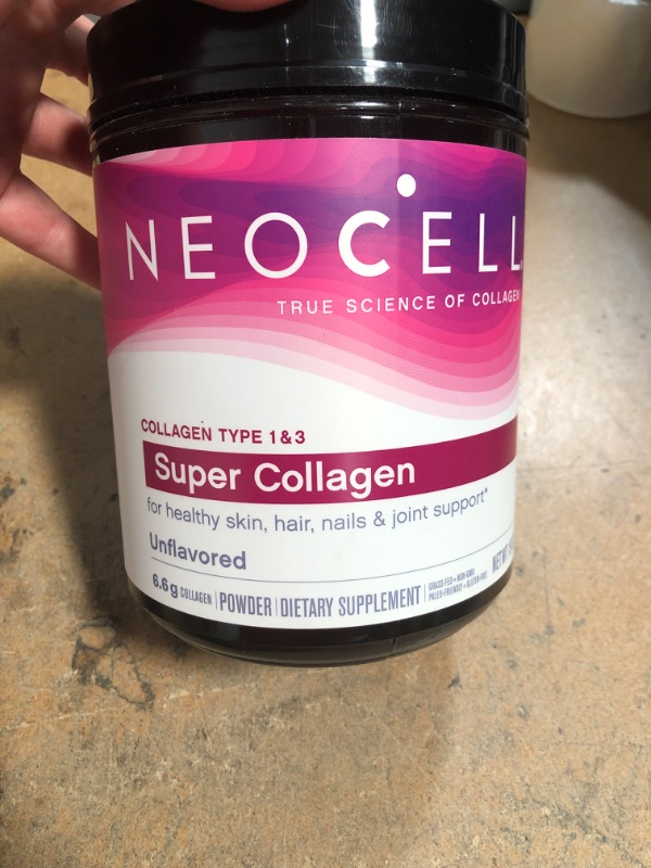 Photo 1 of ***NON-REFUNDABLE**
EXP 7/22
Neocell Super Collagen Unflavored Dietary Supplement Powder, 19 Oz.
