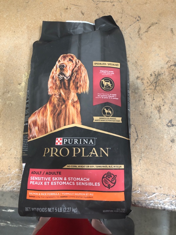 Photo 2 of ***NON-REFUNDABLE***
BEST BY 10/23
Purina Pro Plan Sensitive Skin & Stomach, High Protein Dry Dog Food
