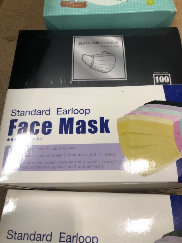 Photo 3 of Face Masks Bundle 
Adult and Kids Disposable Masks  