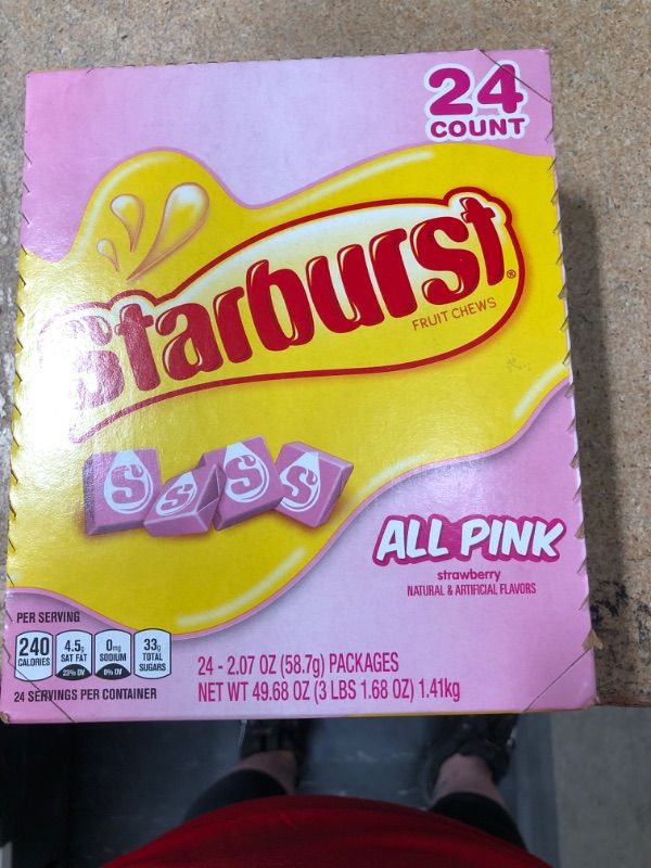 Photo 2 of ***No returns***Starburst Limited Edition ALL PINK 2.07oz 24 Count
