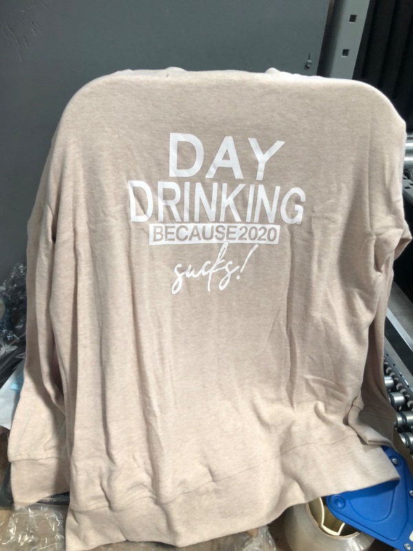 Photo 1 of Day Drinking Because 2022 Sucks Long Sleeve T-Shirt
SIZE LARGE 