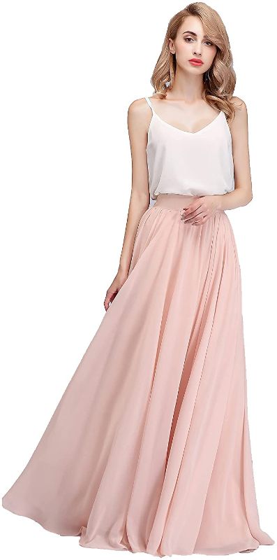 Photo 1 of honey qiao Long Chiffon Skirts Maxi Bridal Dresses Women Floor Length High Waist Bridesmaid Dresses
SIZE XL
