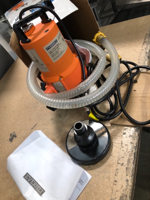 Photo 1 of 1/4 HP 2-in-1 Utility Pump

