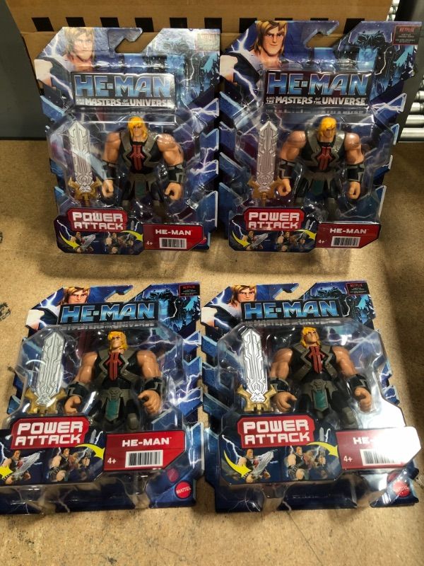 Photo 2 of He-Man and The Masters of the Universe He-Man Action Figure pack of 4
