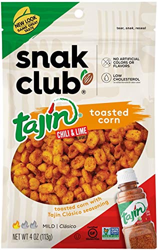 Photo 1 of nonrefundable BB: 4/22  Snak Club Tajin Seasoned Clasico Toasted Corn, 4 Ounce Single Resealable Bag
