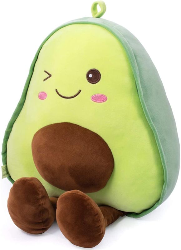 Photo 1 of 16.5 Inch Snuggly Stuffed Avocado Fruit Soft Plush Toy Hugging Pillow Gifts for Kids, Girl, Boy, and Friends Avocado-60cm