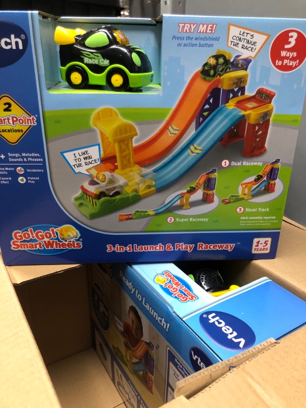 Photo 1 of 2ct   VTech Go! Go! Smart Wheels 3-in-1 Launch and Play Raceway
