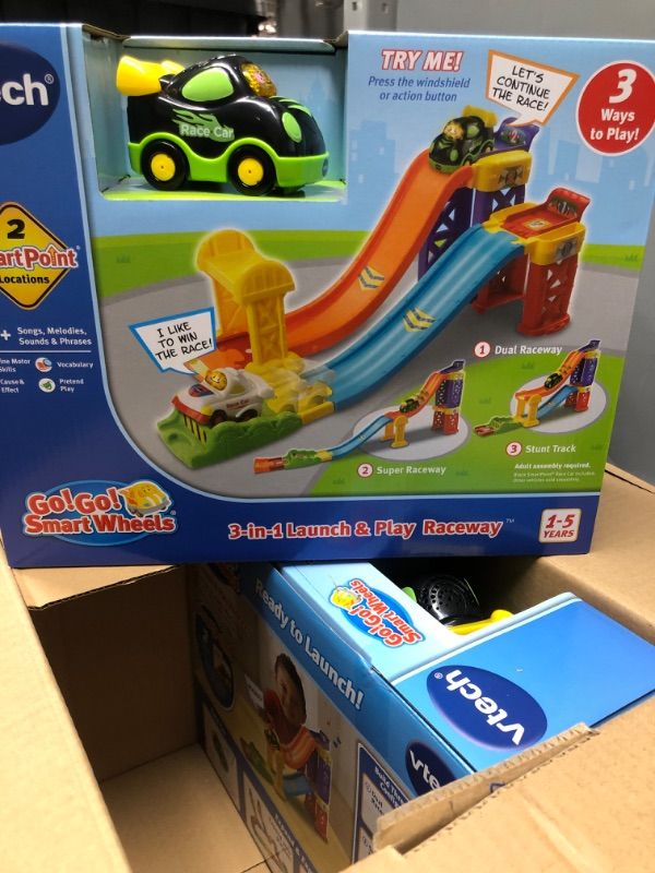 Photo 2 of 2ct   VTech Go! Go! Smart Wheels 3-in-1 Launch and Play Raceway
