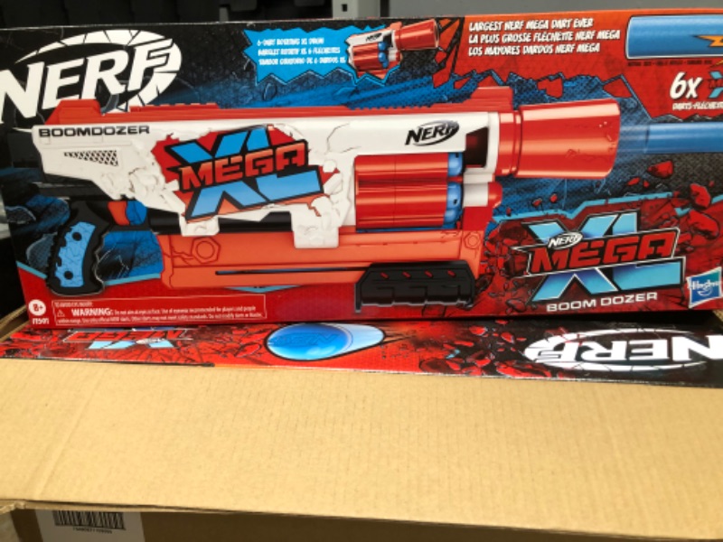 Photo 2 of 2ct NERF Mega XL Boom Dozer Blaster