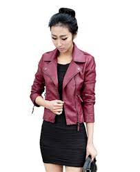 Photo 1 of GetUBacK Vintage Women's Slim Biker Motorcycle PU Leather Zipper Jacket Punk Rock
MEDIUM