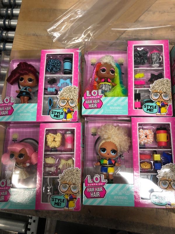 Photo 3 of LOL Surprise Hair Hair Hair Dolls with 10 Surprises – Great Gift for Kids Ages 4+ CASES OF 8
