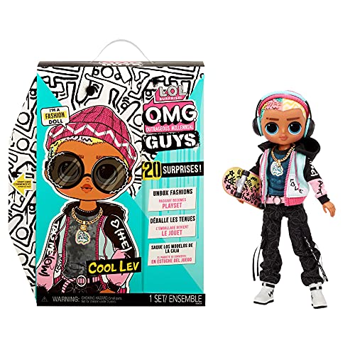 Photo 1 of L.O.L. Surprise! O.M.G. Guys Cool Lev Fashion Doll with 20 Surprises 4 TOTAL.
