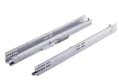 Photo 1 of 21 in. Full Extension Undermount Soft Close Drawer Slide Set 1-Pair (2 Pieces)
