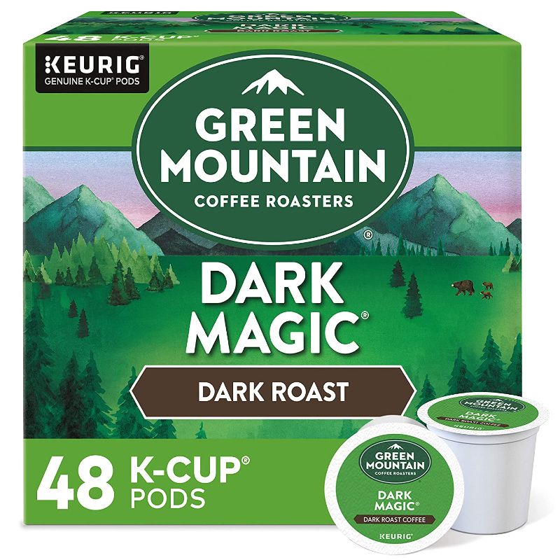 Photo 1 of *EXP: 12/15/2023* Green Mountain Coffee Roasters Dark Magic, Single-Serve Keurig K-Cup Pods, Dark Roast Coffee, 48 Count
