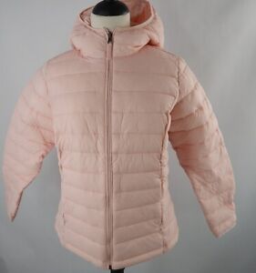 Photo 1 of Amazon Essentials Long Sleeve Hooded Puffer Jacket, Light Pink, Medium