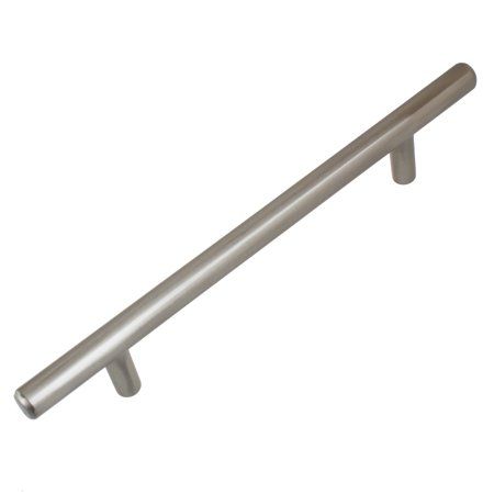 Photo 1 of 10 Packs of GlideRite 5-1/16 in. Center Solid Cabinet Handle Bar Pull Satin Nickel