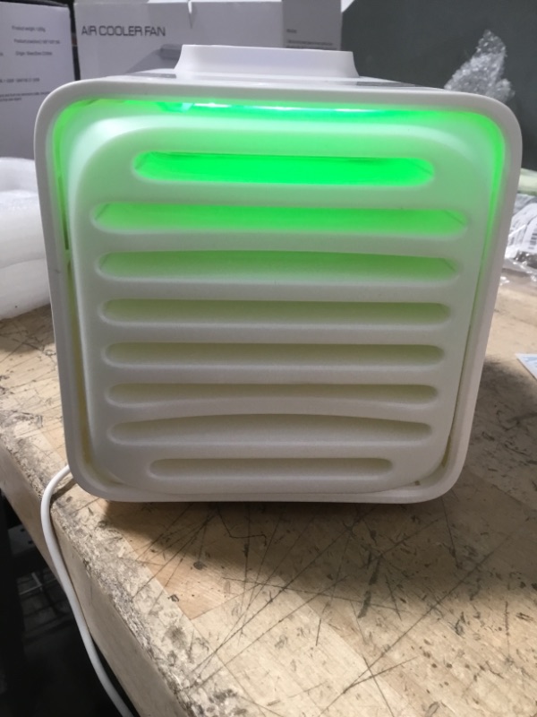 Photo 2 of Portable Cooler Fan with Led Lights