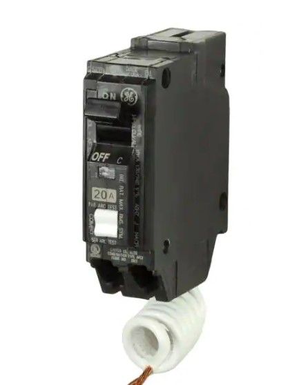 Photo 1 of 
GE
Q-Line 20 Amp 1 in. Single Pole Arc Fault Combination Circuit Breaker