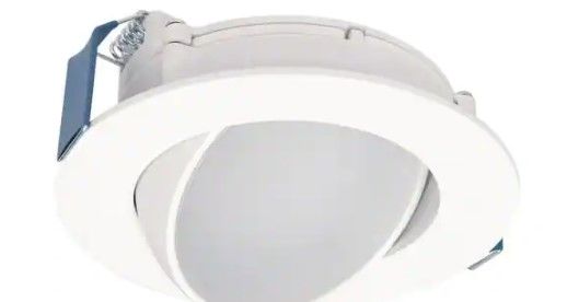 Photo 1 of 
HALO
HLA 4 in. Color Selectable (2700K-5000K) Canless Recessed Wide Beam Adjustable Gimbal Trim Integrated LED Kit