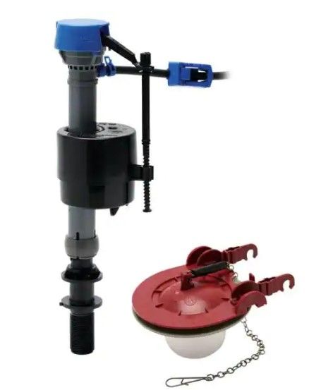 Photo 1 of 
Fluidmaster
PerforMAX Universal High Performance Toilet Fill Valve and 3 in. Adjustable Toilet Flapper Repair Kit