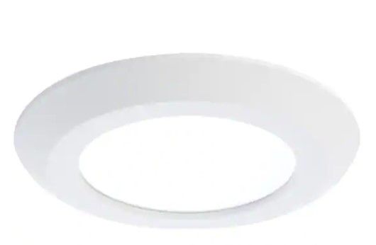 Photo 1 of Halo
SLDSL6 Series 6 in. 2700K-5000K Selectable CCT Surface Integrated LED Downlight Recessed Light with White Round Trim