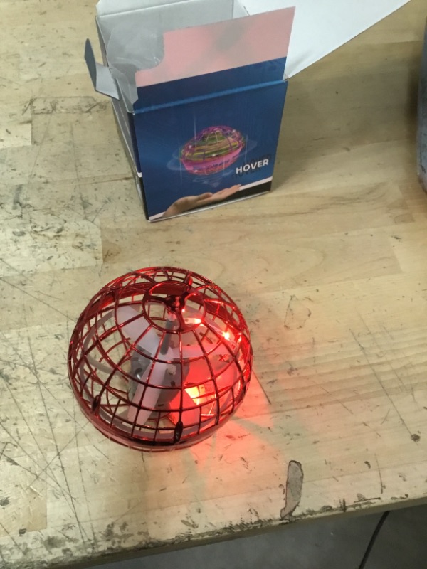 Photo 2 of Flying Orb Ball Toy, 360° Rotating Spinning LED Light