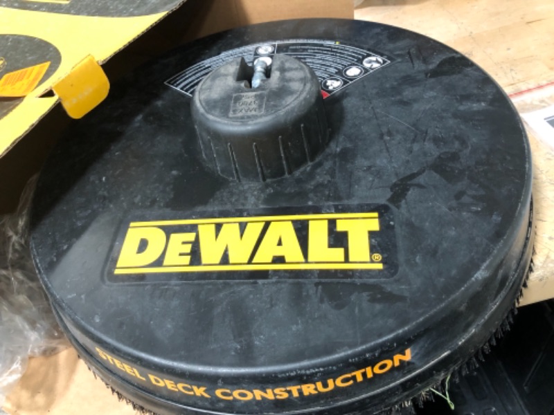 Photo 2 of 
DEWALT
18 in. Surface Cleaner for Gas Pressure Washers Rated up to 3700 PSI