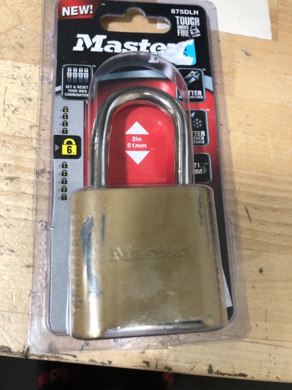 Photo 2 of 
Master Lock
Outdoor Combination Lock, 2 in. Shackle, Resettable