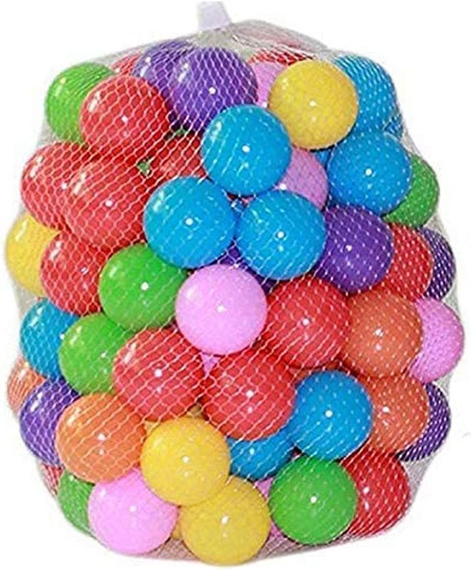 Photo 1 of  100PCS Ball Pit Balls Soft Plastic Kids Play Ball, Ocean Ball, Kids Ball Swim Pit Toy Ball Tent Toddler Ball Play Balls for Indoor & Outdoor (Mix Colour)
2 pack