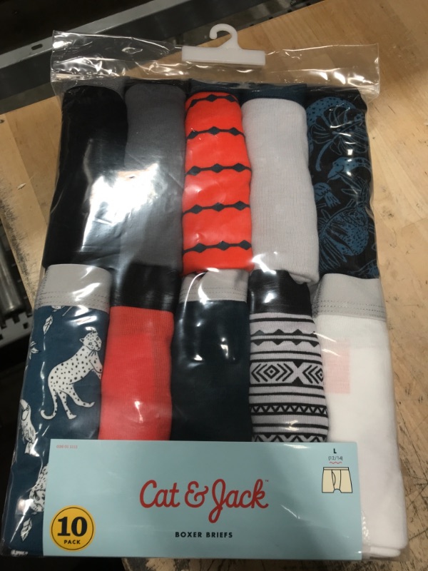 Photo 2 of Boys' 10pk Boxer Briefs - Cat & Jack™ SIZE L (12/14)
