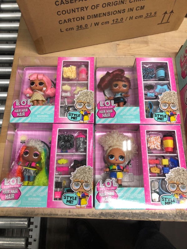 Photo 3 of 8 pack
L.O.L. Surprise! Hair Hair Hair Dolls with 10 Surprises