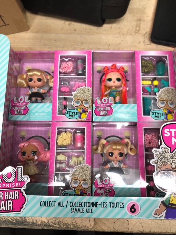 Photo 2 of 8 pack
L.O.L. Surprise! Hair Hair Hair Dolls with 10 Surprises