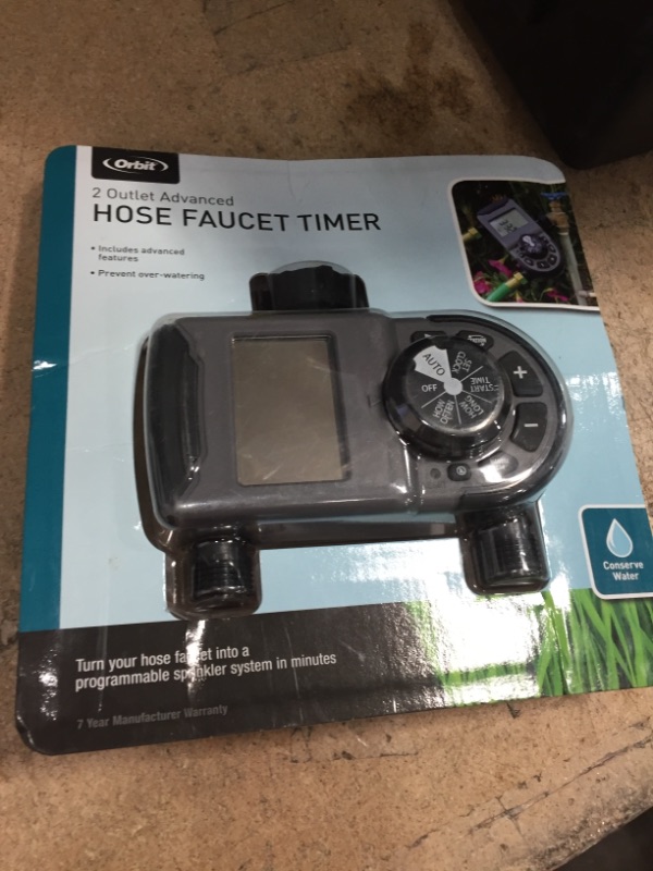 Photo 2 of 2-Outlet Hose Faucet Timer
