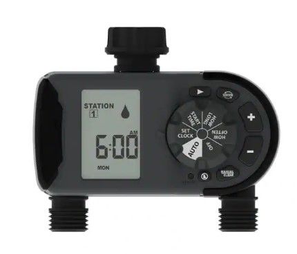 Photo 1 of 2-Outlet Hose Faucet Timer
