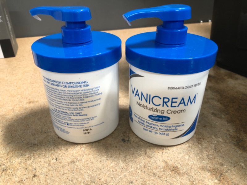 Photo 2 of **EXPIRED DECEMBER 2021**Vanicream Moisturizing Skin Cream with Pump Dispenser - 16 fl oz (1 lb) - Moisturizer Formulated Without Common Irritants for Those with Sensitive Skin (2 PACK)
