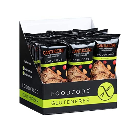Photo 1 of **EXPIRES JUNE21/2022** Foodcode Cranberry & Almond Cantuccini Biscotti Almond Cookies - Traditional Italian Biscuits Almond Cantucci Cookies Product of Italy Style Gifting for Holiday Birthday Christmas Thanksgiving Mothers and Fathers Day Get Well Gifts