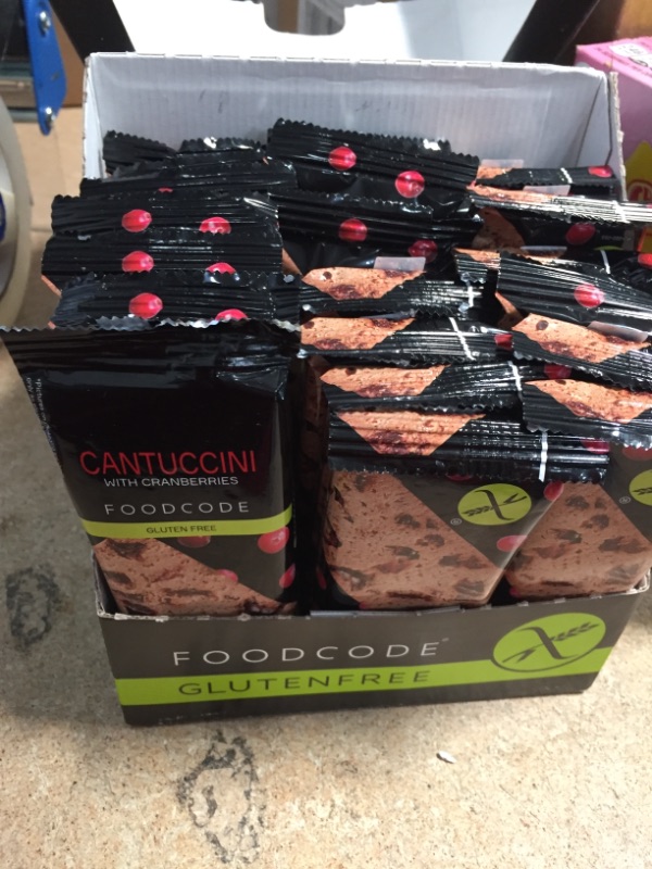 Photo 2 of **EXPIRES JUNE21/2022** Foodcode Cranberry & Almond Cantuccini Biscotti Almond Cookies - Traditional Italian Biscuits Almond Cantucci Cookies Product of Italy Style Gifting for Holiday Birthday Christmas Thanksgiving Mothers and Fathers Day Get Well Gifts