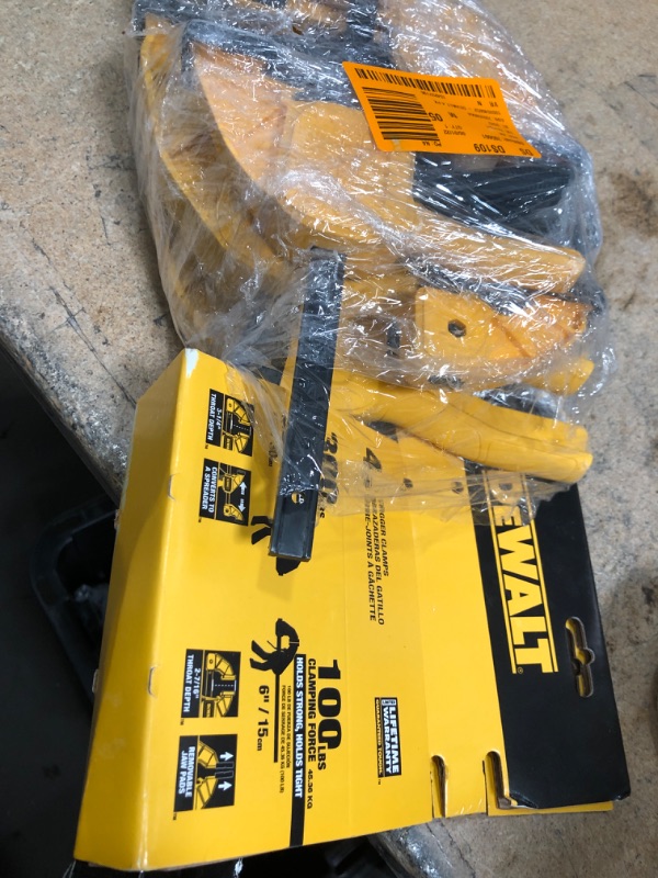 Photo 2 of "DeWALT DWHT83196 12" Medium and Large Trigger Clamp"
