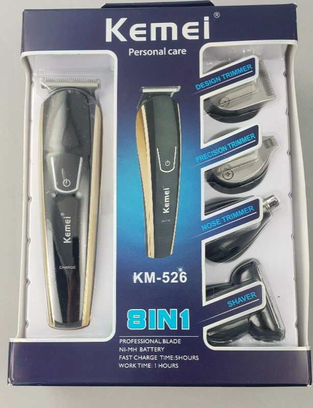 Photo 1 of KEMEI 8 IN 1 Cordless Beard Trimmer For Men Hair Clippers Trimmer KM-52
