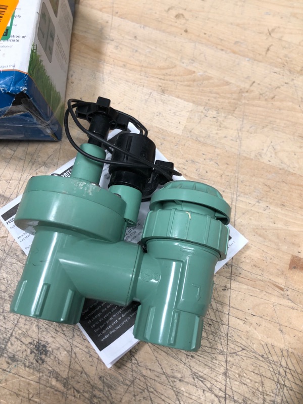 Photo 2 of SPRINKLER ACCESSORY BUNDLE
Rain Bird
1 in. In-Line Irrigation Valve &
Orbit
3/4 in. Plastic FPT Automatic Anti-Siphon Zone Valve