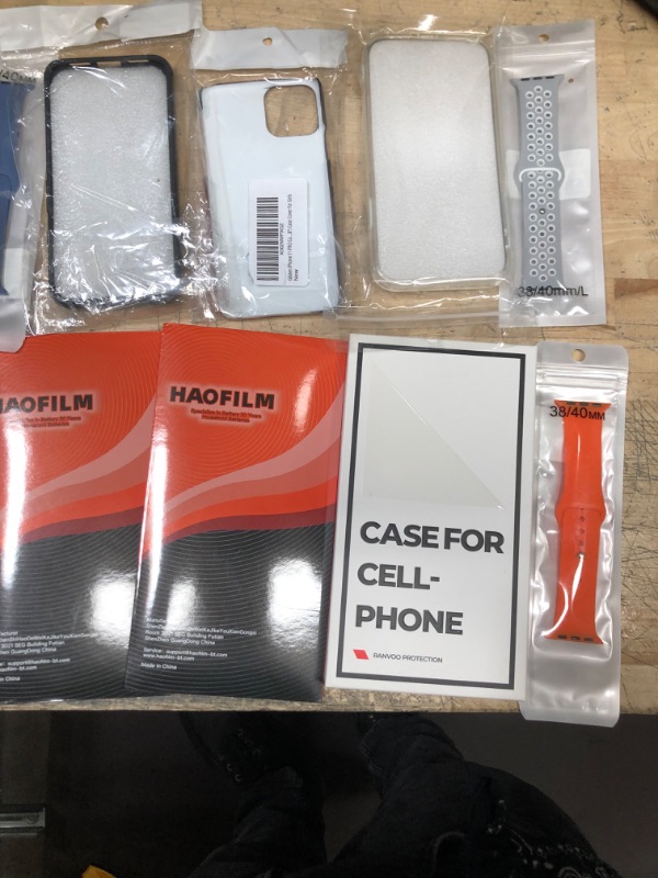 Photo 2 of NO RETURNS NONREFUNDABLE
BUNDLE OF CELL PHONE CASES, WATCH BANDS, CELL BATTERIES