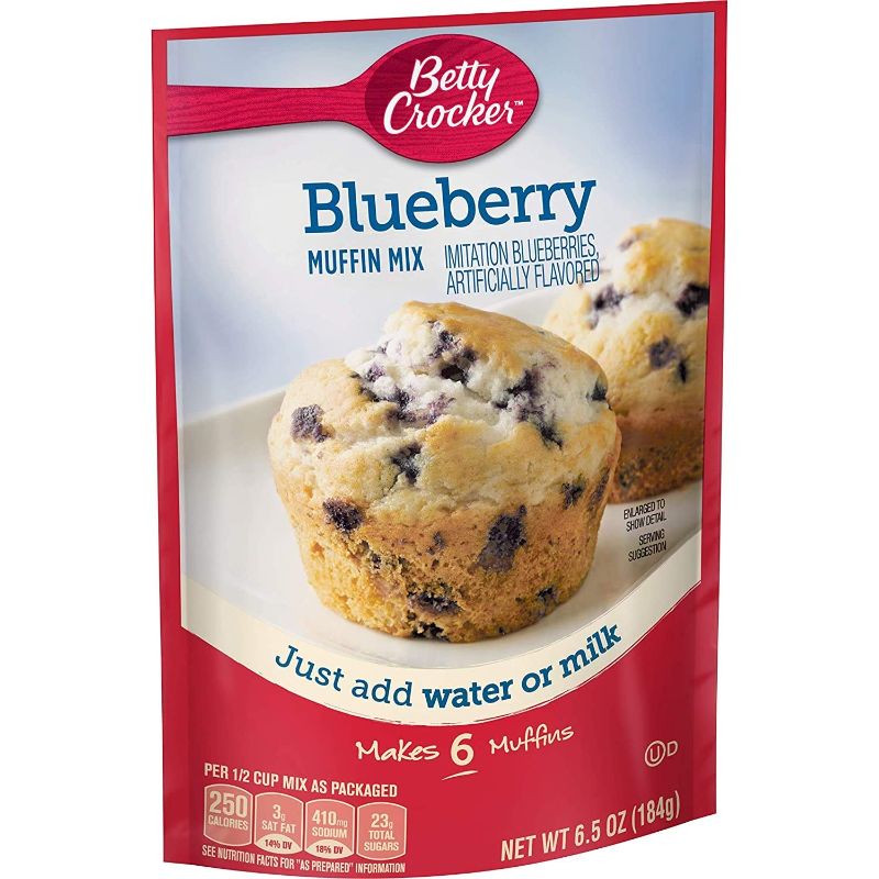 Photo 1 of **nonrefundbale**best by: dec 7,2022**
Betty Crocker Blueberry Muffin Mix 6.4 Oz Packet (pack of 9)