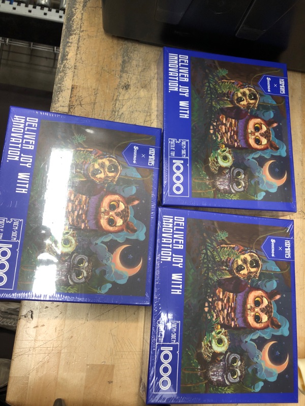 Photo 1 of HXMARS Owl Jigsaw Puzzles 1000-Pieces: Colorful Owl Animals Puzzle for Adults Kids, Unique Cut Pieces, Home Decoration
3 pack
