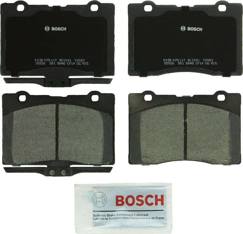 Photo 1 of **nonrefundable bundle of Bosch BC1091 QuietCast Premium Ceramic Disc Brake Pad Set For 2005-2012 Acura RL; Front, Top10 Racing Throttle Position Idle Air Control Throttle Body Sensors TPS IAC Compatible with Chevy LS1 LS2 LS6 LSX LS7
 and a magnetic wris