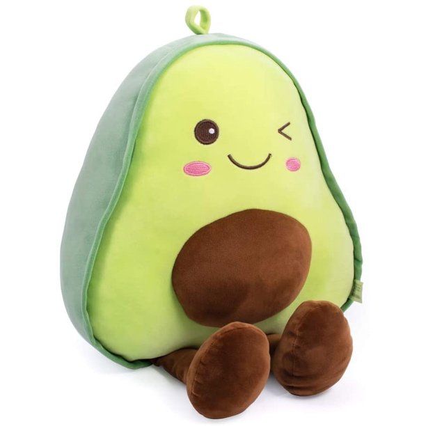 Photo 1 of 16.5 Inch Snuggly Stuffed Avocado Fruit Soft Plush Toy Hugging Pillow Gifts for Kids, Girl, Boy, and Friends Christmas
