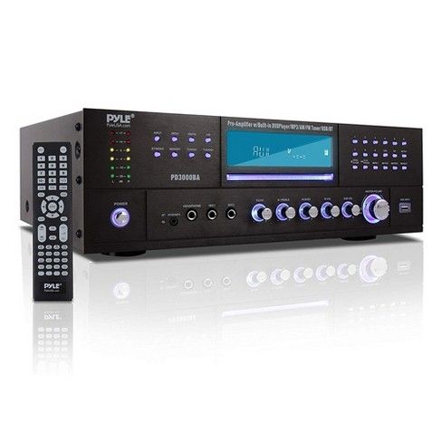 Photo 1 of Pyle PD3000BA Home Theater Preamplifier Bluetooth Audio and Video Stereo Receiver System with CD/DVD Player AM/FM Radio MP3/USB Reader

