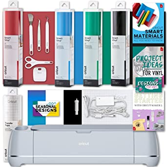 Photo 1 of Cricut Maker 3 Machine Smart Vinyl & Tools Bundle
