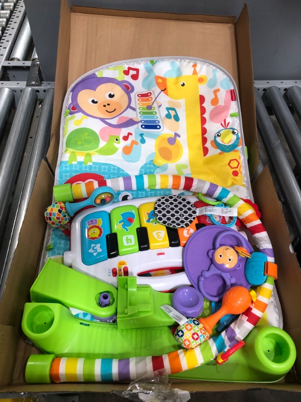 Photo 2 of Fisher-Price Deluxe Kick & Play Piano Gym & Maracas