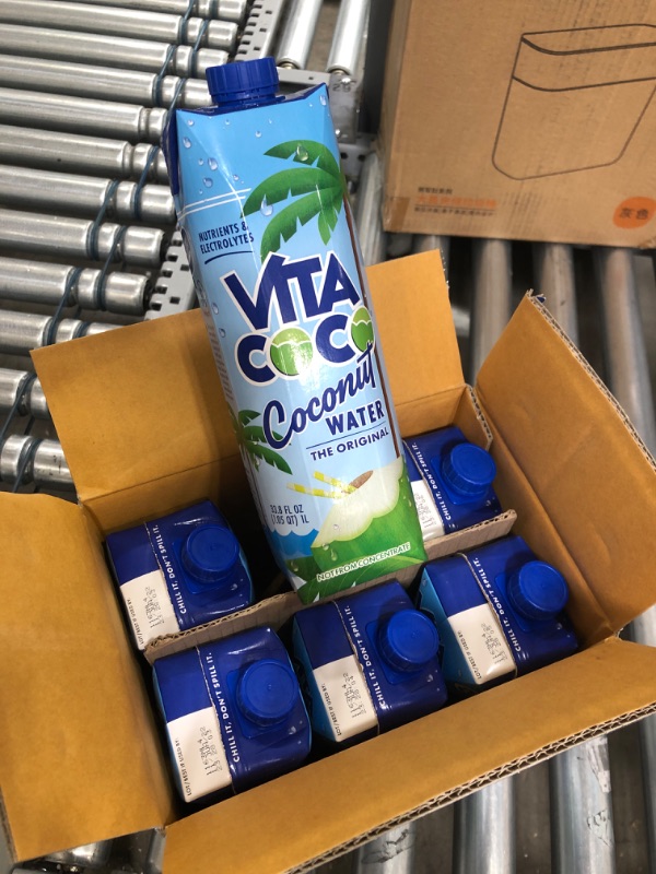 Photo 2 of ***EXP DATE: 06/11/2022**NOT REFUNDABLE***
Vita Coco Coconut Water, Pure Original | Refreshing Coconut Taste | Natural Electrolytes | Vital Nutrients | 33.8 Oz (Pack Of 6)
